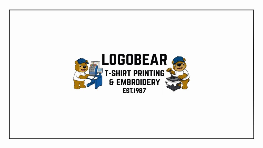 logobear t shirt printing embroidery
