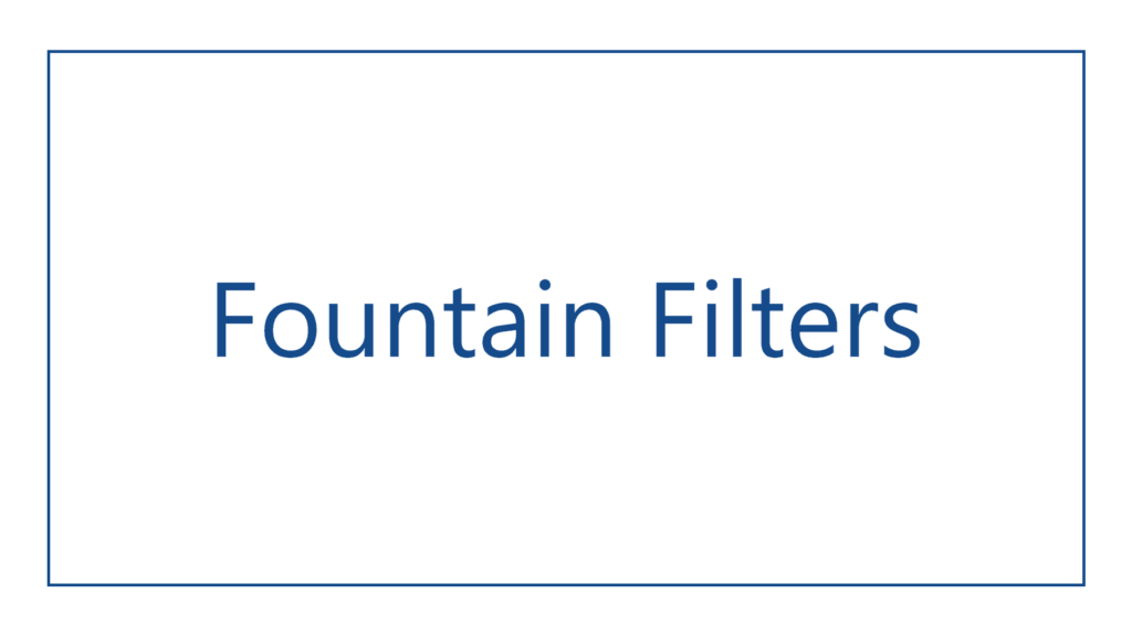 fountain-filters