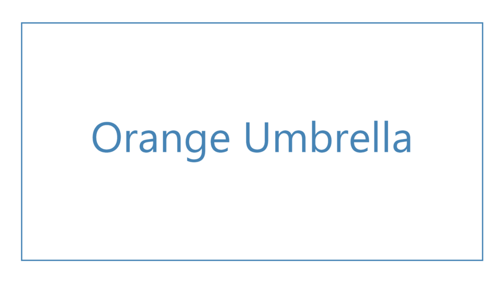 orange-umbrella